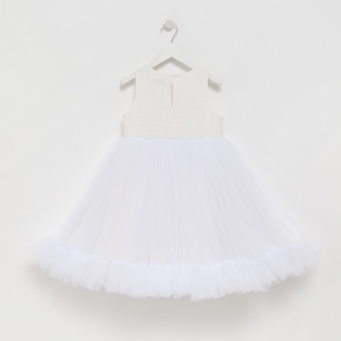 Платье для девочки MINAKU: PartyDress цвет белый, рост 110