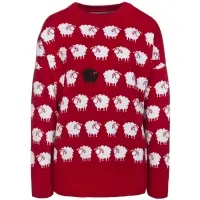 Свитер оверсайз на заказ Tricksy Net, акрил, размер S/M Свитер оверсайз на заказ Tricksy Net, акрил, размер S/M