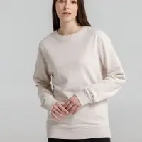 Свитшот унисекс BNC Inspire (Organic), молочно-белый, размер XXL