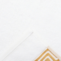 Полотенце махровое Bend цвет белый, 70Х120, 420г/м хл100%