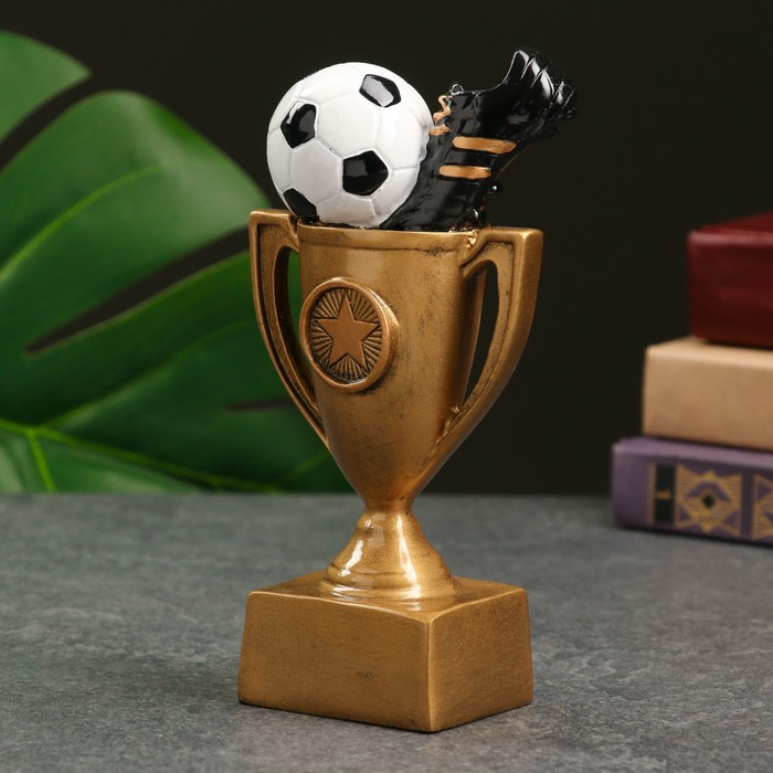 Стела "Футбол: кубок" 18х9х5 см