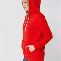 Толстовка с капюшоном Unit Kirenga Heavy красная, размер S