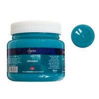 Краска акриловая художественная 500 мл, ЗХК "Ладога", бирюзовая, 2224507 Краска акриловая художественная 500 мл, ЗХК "Ладога", бирюзовая, 2224507