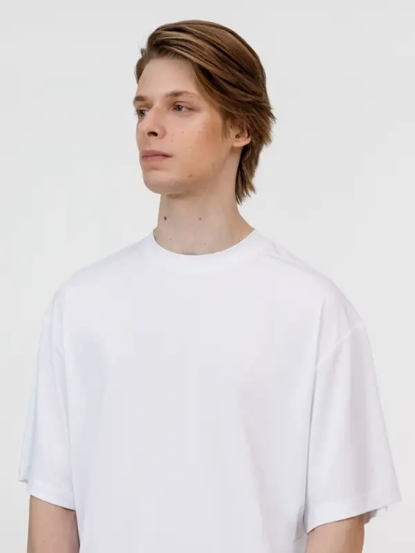 Футболка из бифлекса Morfiss, белая, размер XS/S