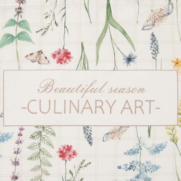 Полотенце Полотенце "Этель" Wild flowers 40х73 см, 100% хл, саржа 190 гр/м2