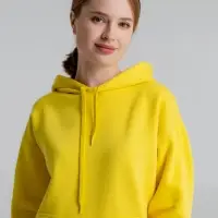 Толстовка с капюшоном Slam 320, лимонно-желтая, размер M