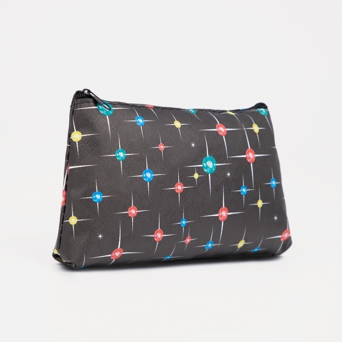 Косметичка на молнии, цвет чёрный