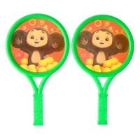 Набор игровой «Чебурашка», ракетки, воланчик, мячик Набор игровой «Чебурашка», ракетки, воланчик, мячик