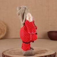 Оберег-домовой "Славуся в льняном колпаке, с рублём", МИКС Оберег-домовой "Славуся в льняном колпаке, с рублём", МИКС