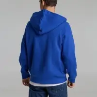 Толстовка унисекс на молнии Sherpa 280 ярко-синяя, размер XS