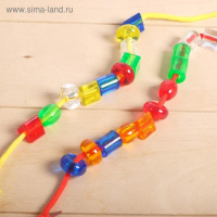 Шнуровка &laquo;Цветные карамельки&raquo;, 40 шт., по методике Монтессори