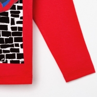 Футболка с длинным рукавом "Человек-паук", Marvel, рост 98-104, красный