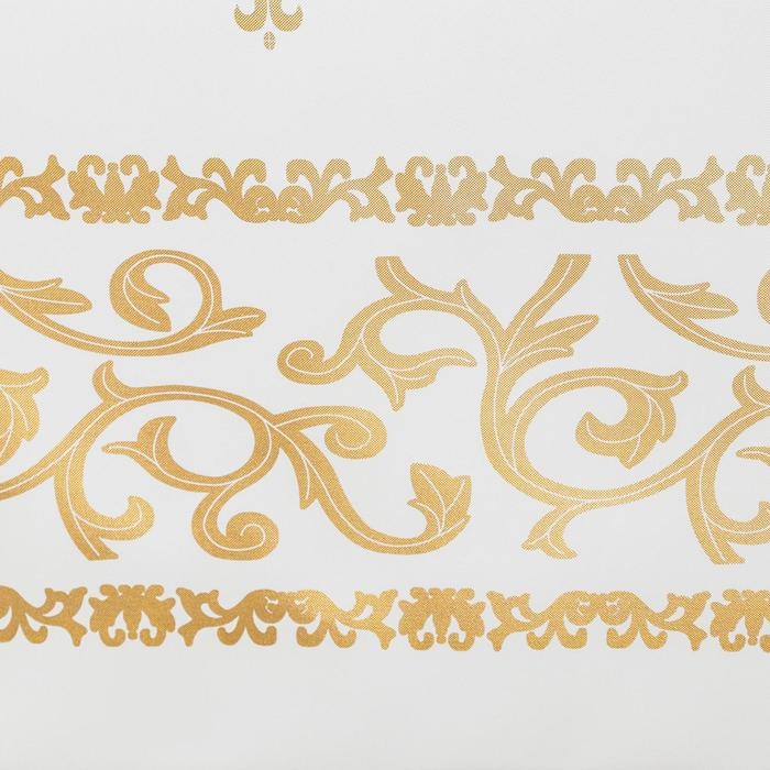 Клеёнка на стол на тканевой основе, ширина 137 см, рулон 20 метров, толщина 0,25 мм