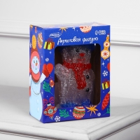 Светодиодная фигура &laquo;Приветливый снеговик&raquo; 13 &times; 20 &times; 8 см, акрил, 10 LED, батарейки ААх2 (не в комплекте), свечение белое