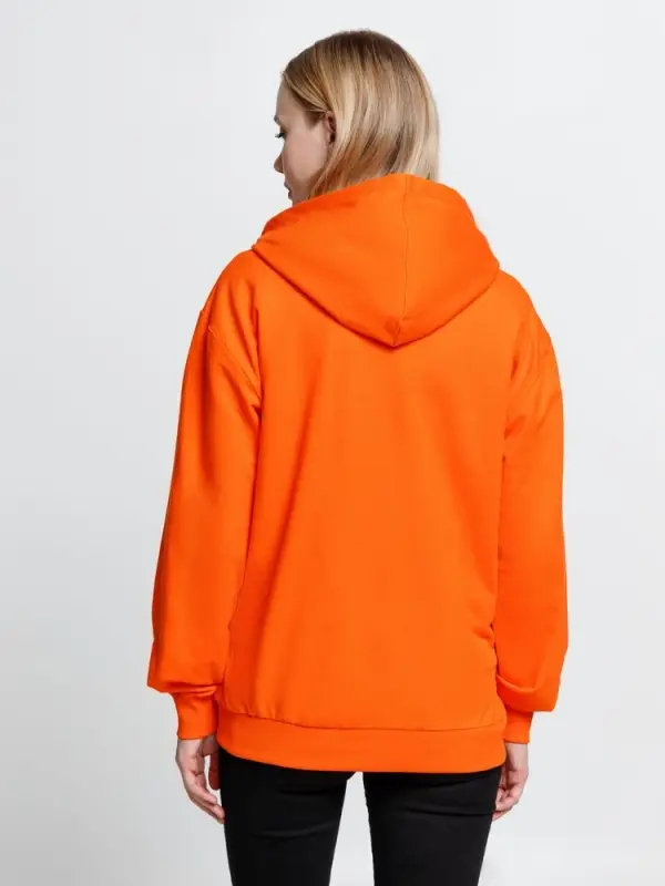 Толстовка на молнии с капюшоном Siverga, оранжевая, размер XS Толстовка на молнии с капюшоном Siverga, оранжевая, размер XS