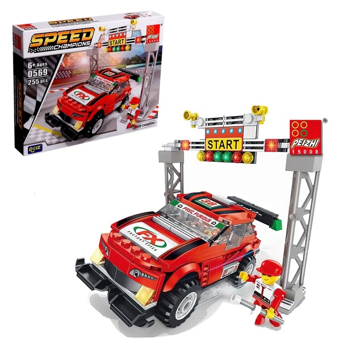 Конструктор Гонка «Тачка», 255 деталей Конструктор Гонка «Тачка», 255 деталей