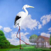 Садовая фигура "Цапля" 13х12х41см Садовая фигура "Цапля" 13х12х41см