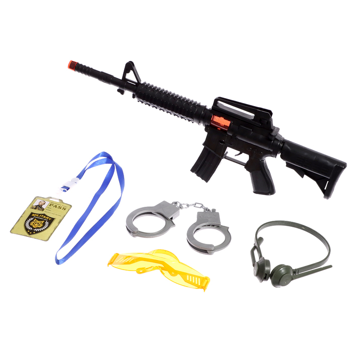 Набор полицейского &laquo;М16&raquo;, 5 предметов