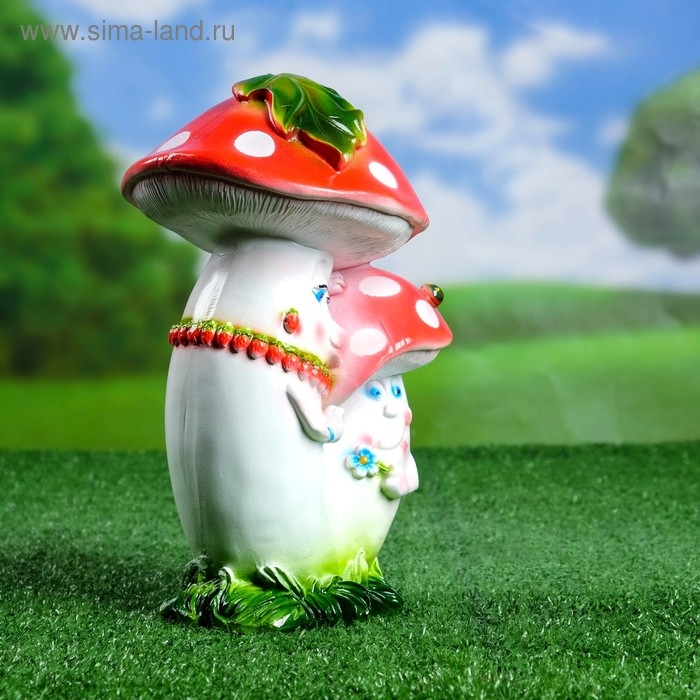 Садовая фигура Садовая фигура "Мухомор парочка" 20х18х25см