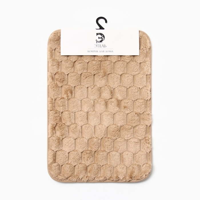 Коврик для ванной Этель Коврик для ванной Этель "Ромбы", цв. бежевый, 50х80 см