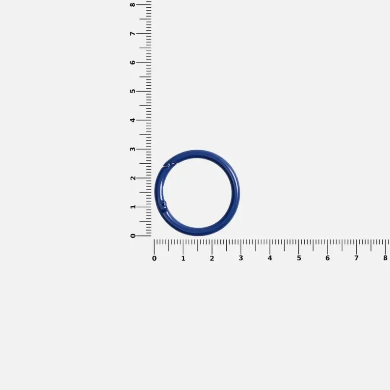 Карабин-кольцо Claus, L, синий