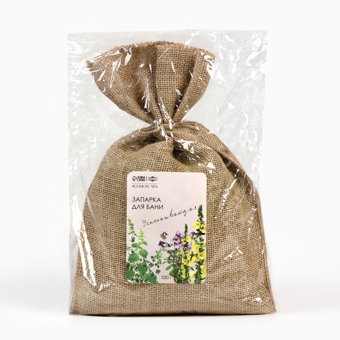 Запарка для бани и чана Запарка для бани и чана "Успокаивающая" душица, мята, мелисса, репешок 330 г Добропаровъ