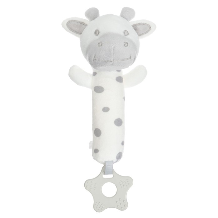 Пищалка - погремушка &laquo;Коровка&raquo;, с прорезывателем, Крошка Я