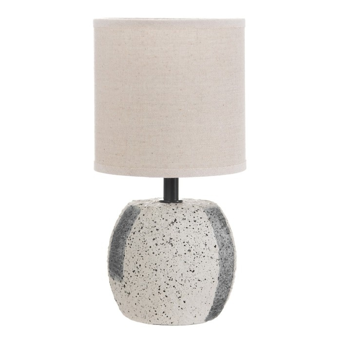 Настольная лампа "Аделла" Е14 40Вт бело-серый 12х12х26 см RISALUX