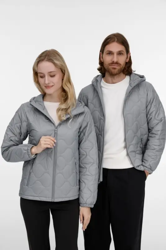 Куртка унисекс Tarnaby, светло-серая, размер S