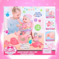 Пупс функциональный «Анечка», пьёт, писает, с набором аксессуаров, со стульчиком для кормления Пупс функциональный «Анечка», пьёт, писает, с набором аксессуаров, со стульчиком для кормления