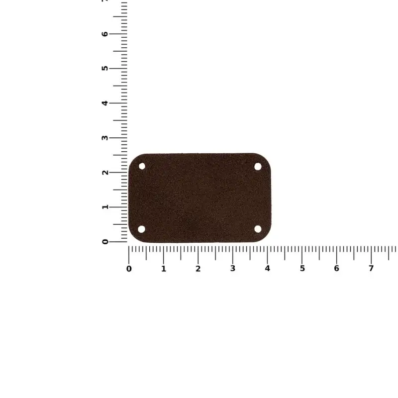 Лейбл Etha Nubuсk, S, темно-коричневый