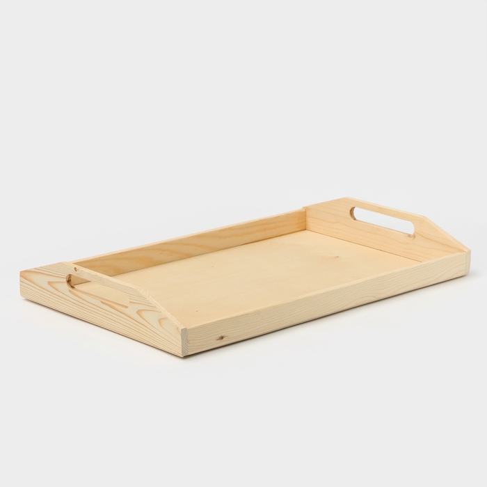 Поднос деревянный &laquo;Под роспись&raquo;, 50&times;30&times;7 см