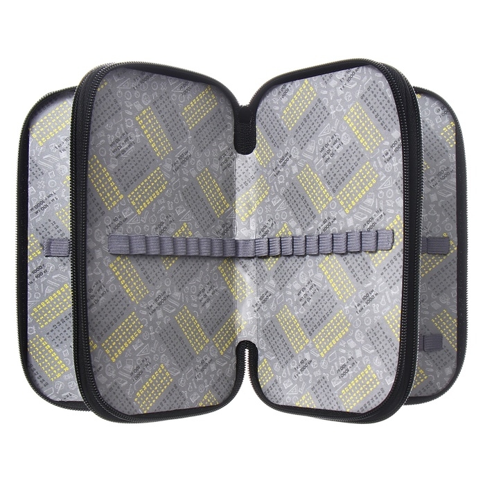 Пенал 3 секции, 125 х 205 х 55 мм, Calligrata 30П26/3 Пенал 3 секции, 125 х 205 х 55 мм, Calligrata 30П26/3 "Аниме", ламинированный картон