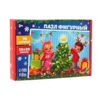 Пазл деревянный &laquo;Новый год! Праздник для ребят&raquo;