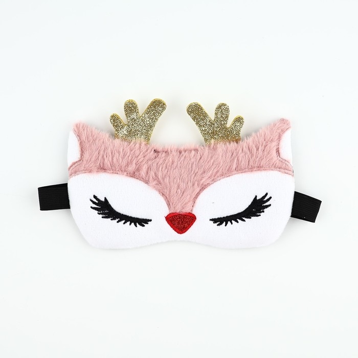 Новый год. Маска для сна формовая «Олененок», 18,5 х 12 см Новый год. Маска для сна формовая «Олененок», 18,5 х 12 см