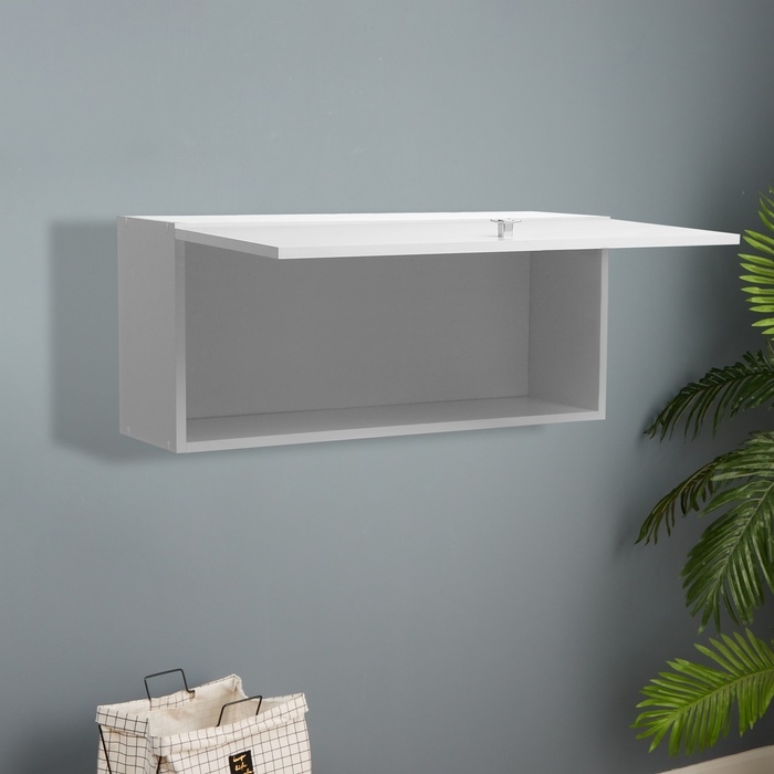 Шкаф навесной для ванной комнаты "ПШ Нота 80" горизонтальный, 80 х 24,6 х 35 см