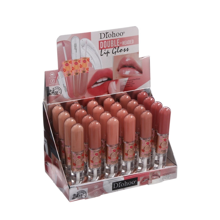 Блеск оттеночный и масло для губ 2 в 1, водостойкий, микс Блеск оттеночный и масло для губ 2 в 1, водостойкий, микс