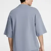 Футболка оверсайз унисекс T9, серая, размер M/L