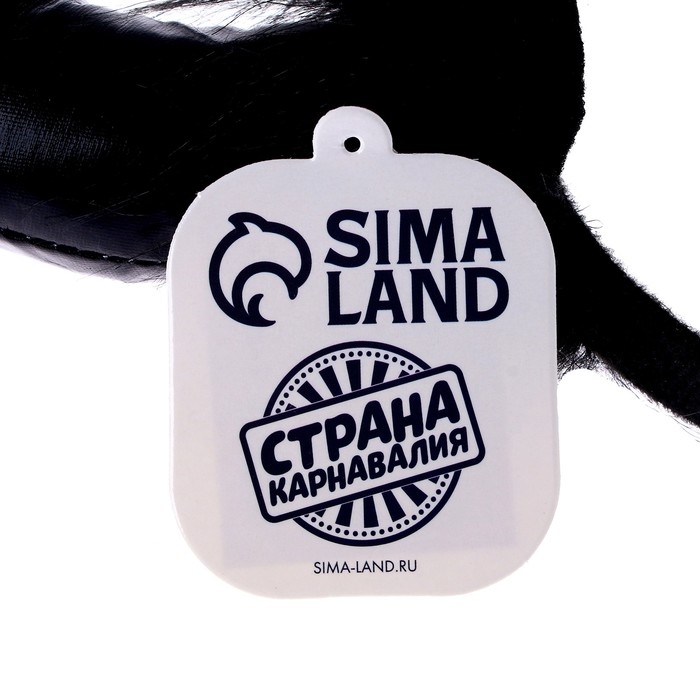 Карнавальный ободок «Дьявол», цвет чёрный Карнавальный ободок «Дьявол», цвет чёрный