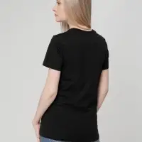 Футболка женская T-bolka Lady, черная, размер 3XL