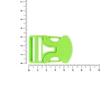 Застежка-пряжка односторонняя Triden, зеленый неон