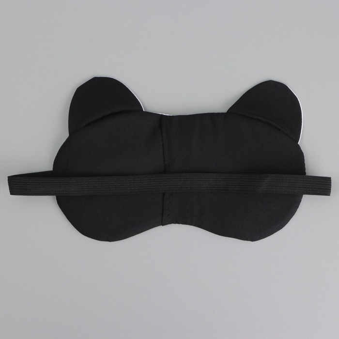 Маска для сна с ушками «Зефирка», 19.3 х 12.5 см, цвет белый Маска для сна с ушками «Зефирка», 19.3 х 12.5 см, цвет белый