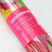 Клеёнка на стол Доляна &laquo;Фрукты&raquo;, ширина 137 см, толщина 0,08 мм, рулон 30 метров