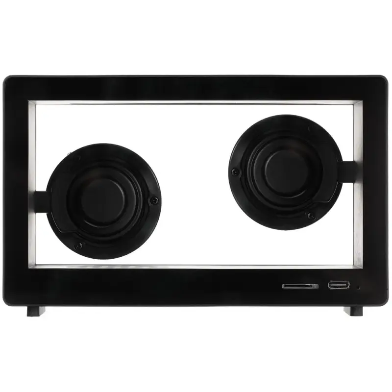 Bluetooth-колонка со светомузыкой Sensofonic, черная Bluetooth-колонка со светомузыкой Sensofonic, черная