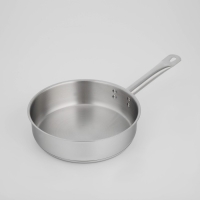 Сковорода &laquo;Общепит&raquo;, d=24 см, h=6,5 см, корпус 0,6 мм, дно ТРС 3,5 мм, индукция