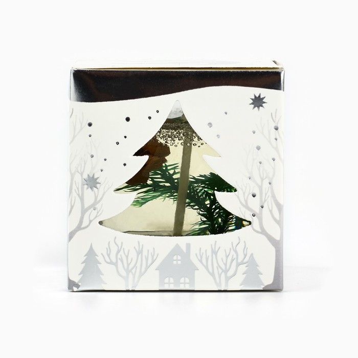 Новогодняя свеча гелевая в стакане с декором внутри «Новый год: Еловый лес» 5 х 5 х 6 см Новогодняя свеча гелевая в стакане с декором внутри «Новый год: Еловый лес» 5 х 5 х 6 см