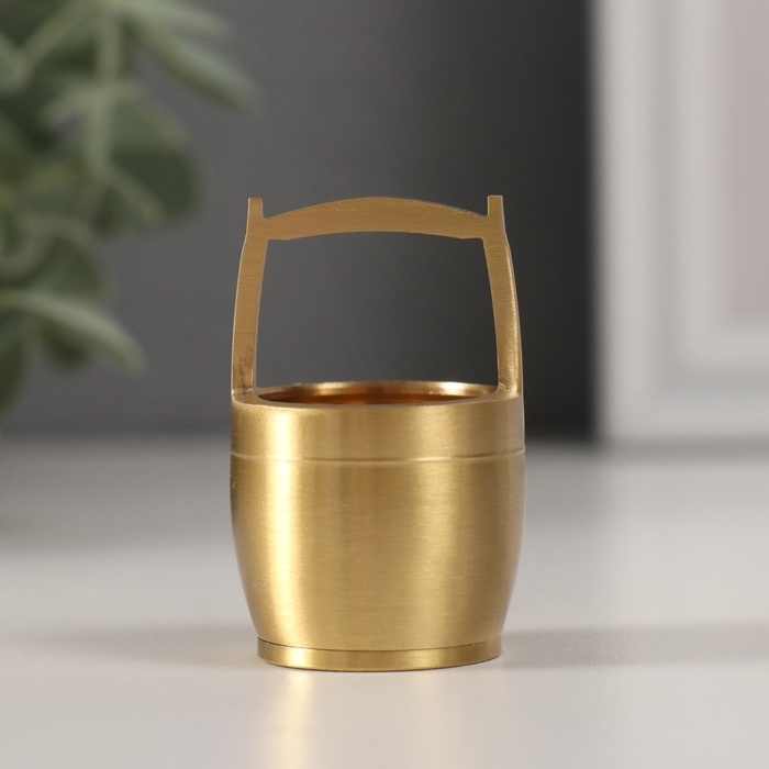 Сувенир латунь Сувенир латунь "Чаша богатства" 3х3х5 см