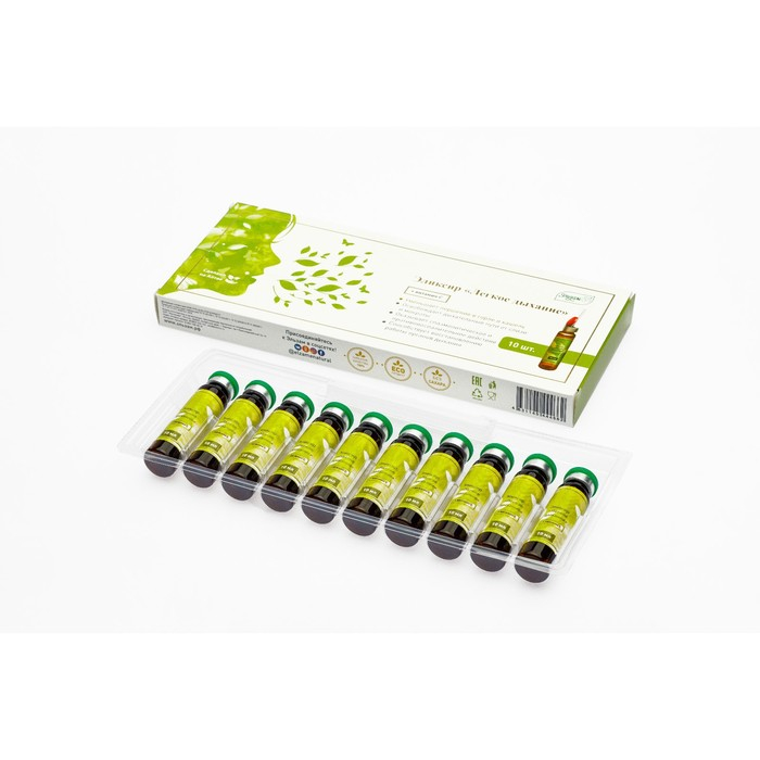 Эликсир &laquo;Эльзам. Лёгкое дыхание&raquo;, с витамином C, 10 флаконов по 10 мл