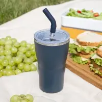 Термостакан Sapporo без логотипа, темно-синий Термостакан Sapporo без логотипа, темно-синий