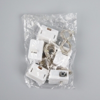 Набор гирлянд «Нить» 1 м роса, IP20, серебристая нить, 10 LED, свечение тёплое белое, 3 режима, батарейки AG13х3 (в комплекте), 5 шт. Набор гирлянд «Нить» 1 м роса, IP20, серебристая нить, 10 LED, свечение тёплое белое, 3 режима, батарейки AG13х3 (в комплекте), 5 шт.